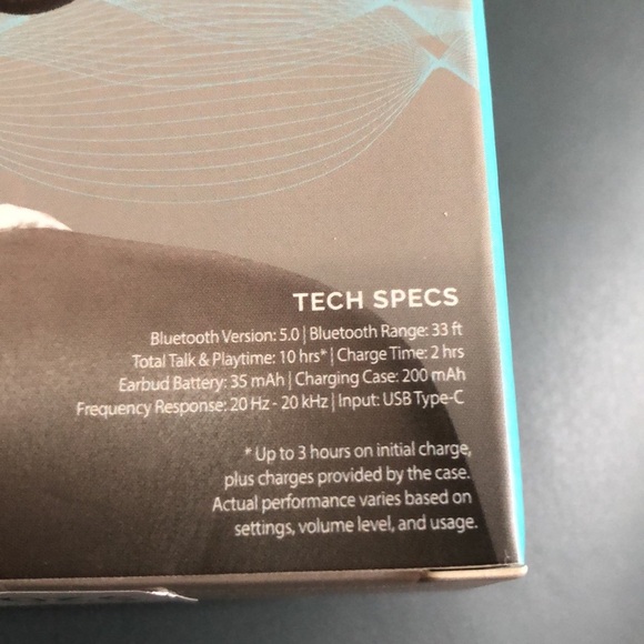 FINAL PRICE! ART+SOUND BLUETOOTH TRUE WIRELESS PRO EARBUDS NIP - Picture 4 of 4